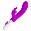 vibro rabbit cerberus pretty love 21cm violet