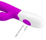 vibro rabbit cerberus pretty love 21cm violet 2