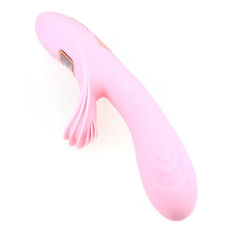 vibro rabbit chauffant lilo heat 23cm rose 4