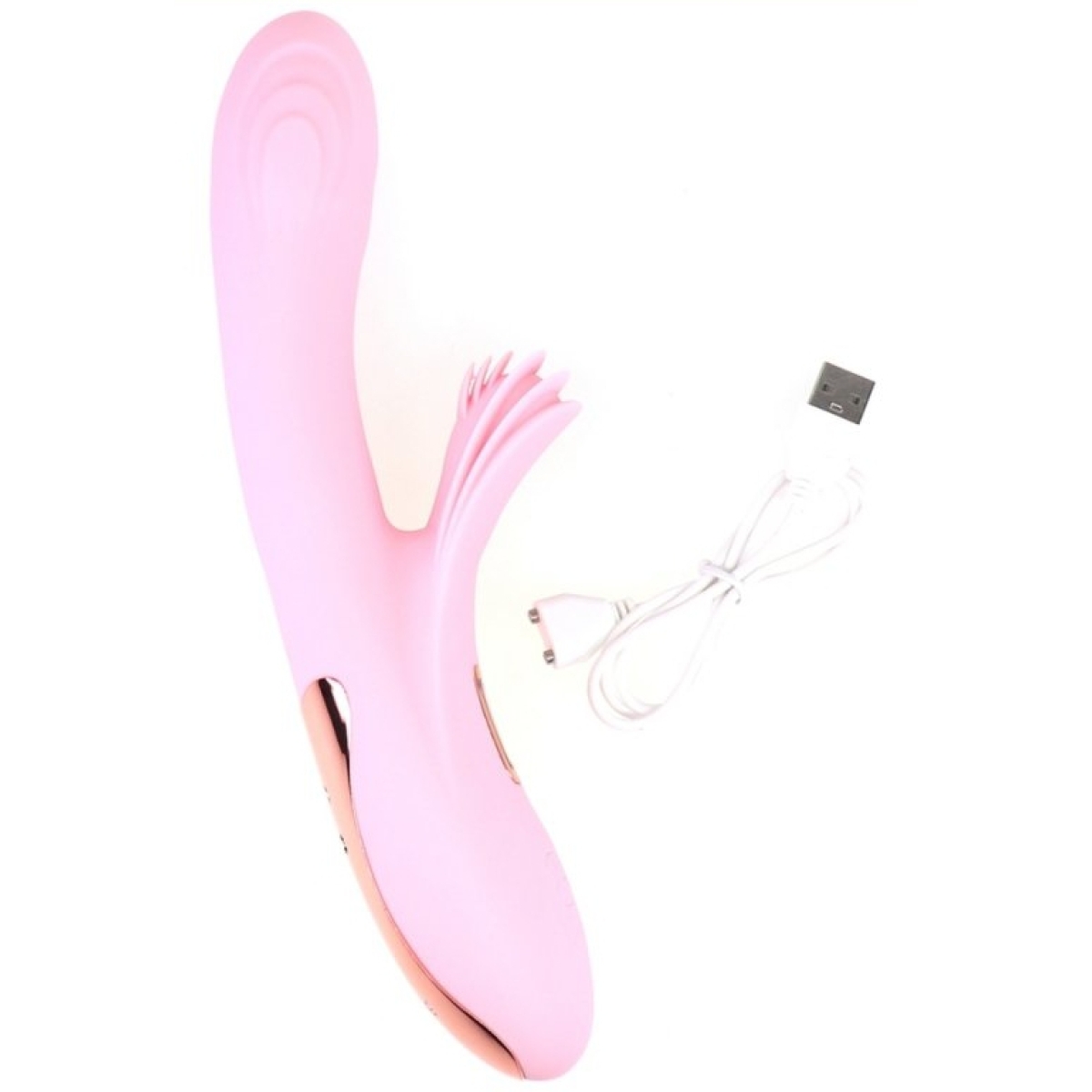 vibro rabbit chauffant lilo heat 23cm rose 5