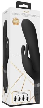 vibro rabbit chou 23 x 35cm noir 1