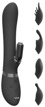 vibro rabbit chou 23 x 35cm noir
