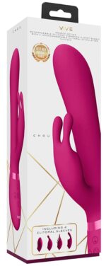 vibro rabbit chou 23 x 35cm rose 1