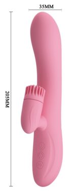 vibro rabbit chris pretty love 20 x 35 cm rose 5