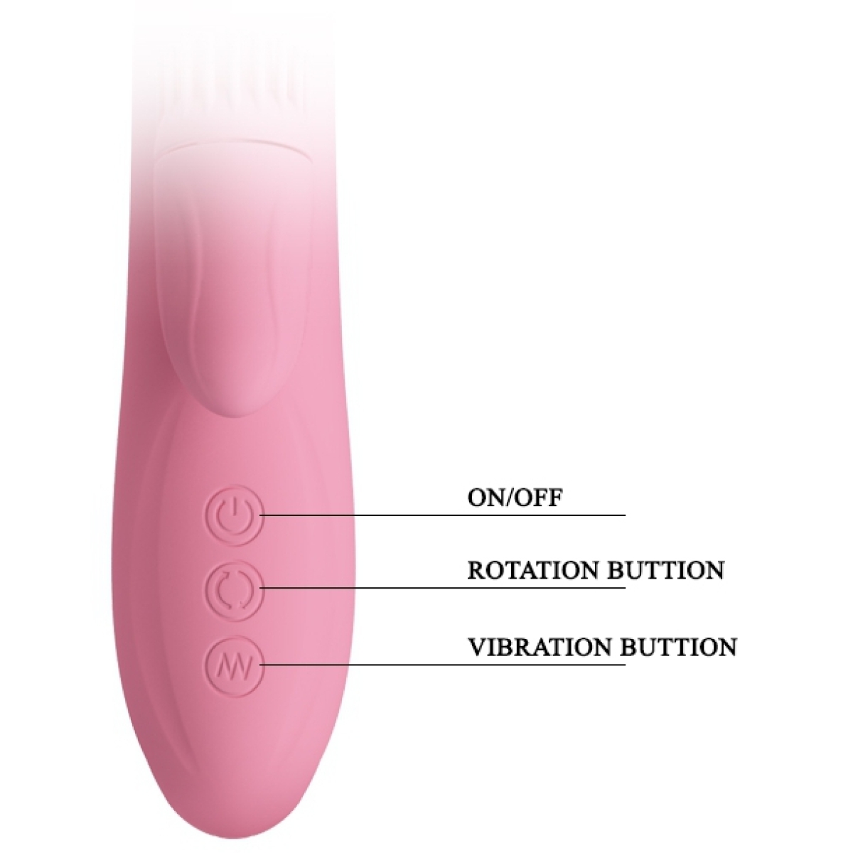 vibro rabbit chris pretty love 20 x 35 cm rose 6