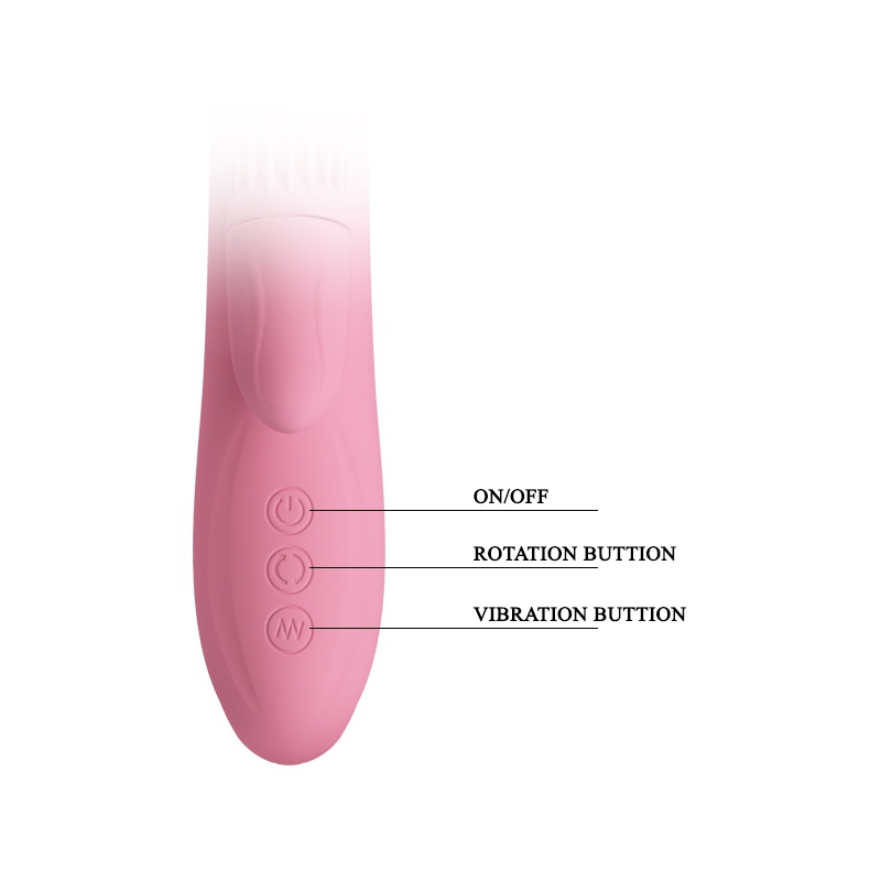 vibro rabbit chris pretty love 20 x 35 cm rose 6