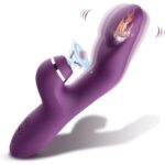 vibro rabbit claret 13 x 33cm violet 1