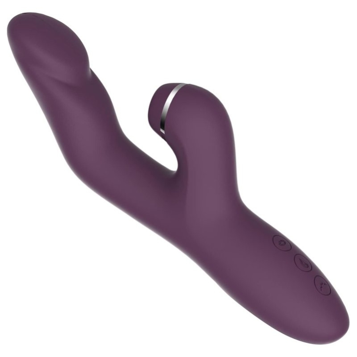 vibro rabbit claret 13 x 33cm violet