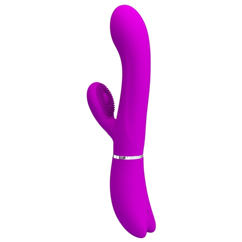 vibro rabbit clit vibe pretty love 10 x 32cm rose 4