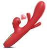 vibro-rabbit-clitsuck-13-x-36cm-rouge vibro rabbit clitsuck 13 x 36cm rouge