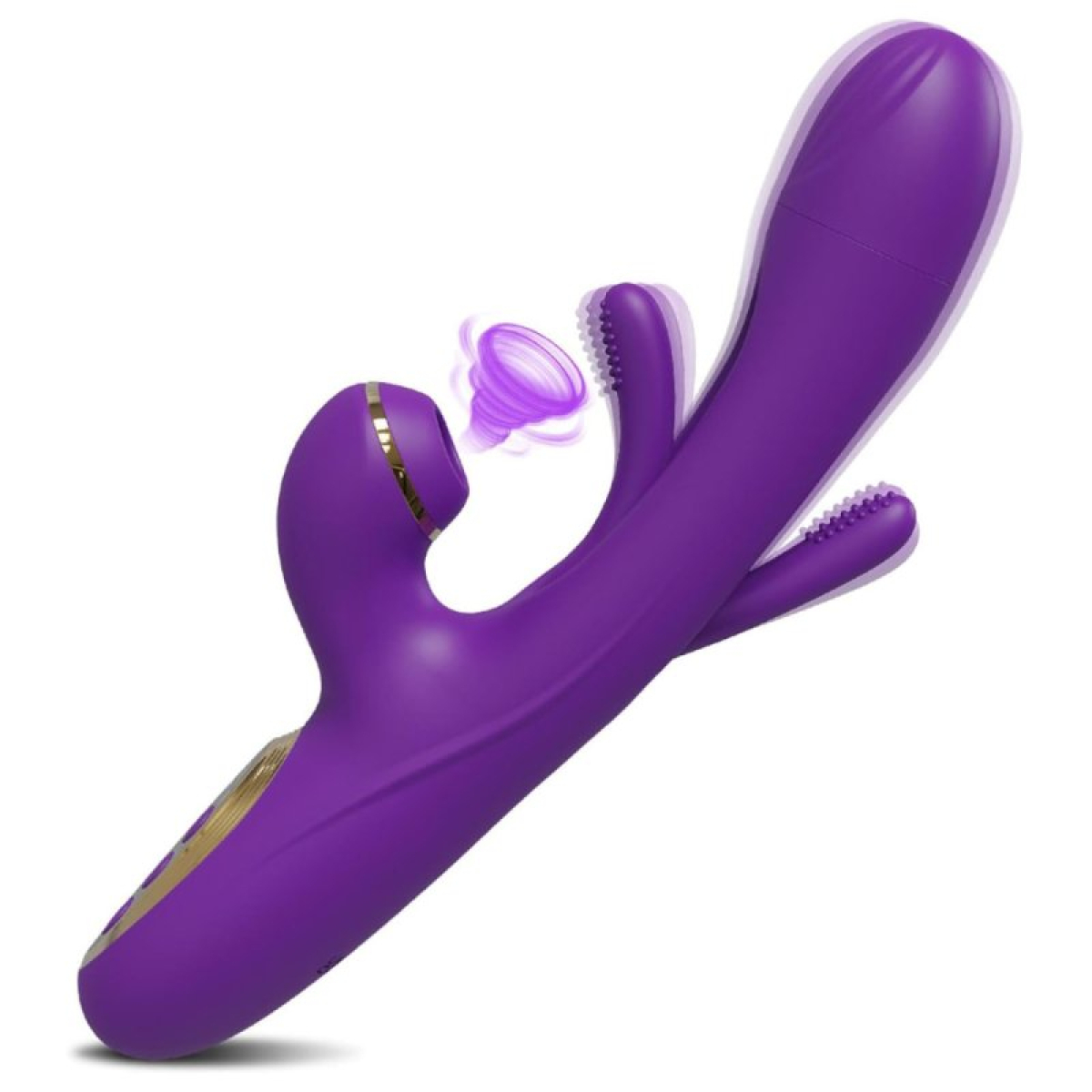 vibro rabbit clitsuck 13 x 36cm violet