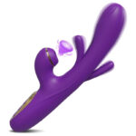 vibro rabbit clitsuck 13 x 36cm violet