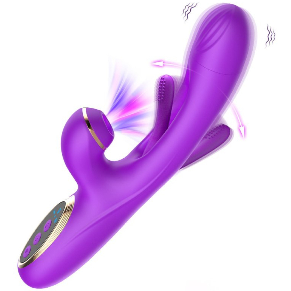 vibro rabbit clitsuck 13 x 36cm violet 2