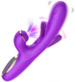 vibro rabbit clitsuck 13 x 36cm violet 2