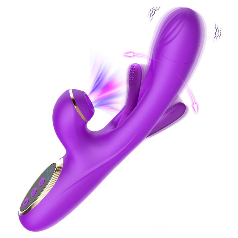 vibro rabbit clitsuck 13 x 36cm violet 2