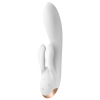 vibro-rabbit-connecte-double-flex-satisfyer-20cm-blanc vibro rabbit connecte double flex satisfyer 20cm blanc 1 scaled