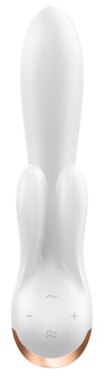vibro rabbit connecte double flex satisfyer 20cm blanc 14 scaled