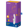 vibro-rabbit-connecte-double-flex-satisfyer-20cm-blanc vibro rabbit connecte double flex satisfyer 20cm blanc 2 scaled
