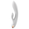 vibro-rabbit-connecte-double-flex-satisfyer-20cm-blanc vibro rabbit connecte double flex satisfyer 20cm blanc 3 scaled