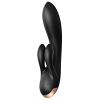 vibro rabbit connecte double flex satisfyer 20cm noir 1 scaled