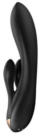 vibro rabbit connecte double flex satisfyer 20cm noir 12 scaled