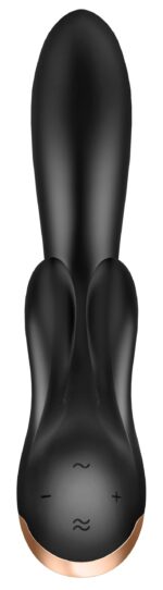 vibro rabbit connecte double flex satisfyer 20cm noir 14 scaled