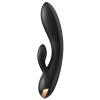 vibro rabbit connecte double flex satisfyer 20cm noir 3 scaled