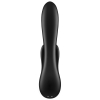 vibro rabbit connecte double flex satisfyer 20cm noir 5 scaled