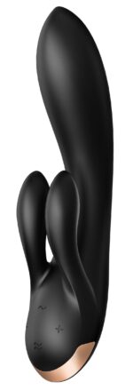 vibro rabbit connecte double flex satisfyer 20cm noir 9 scaled