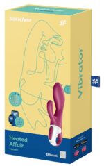 vibro rabbit connecte heated affair satisfyer 20cm mauve 11