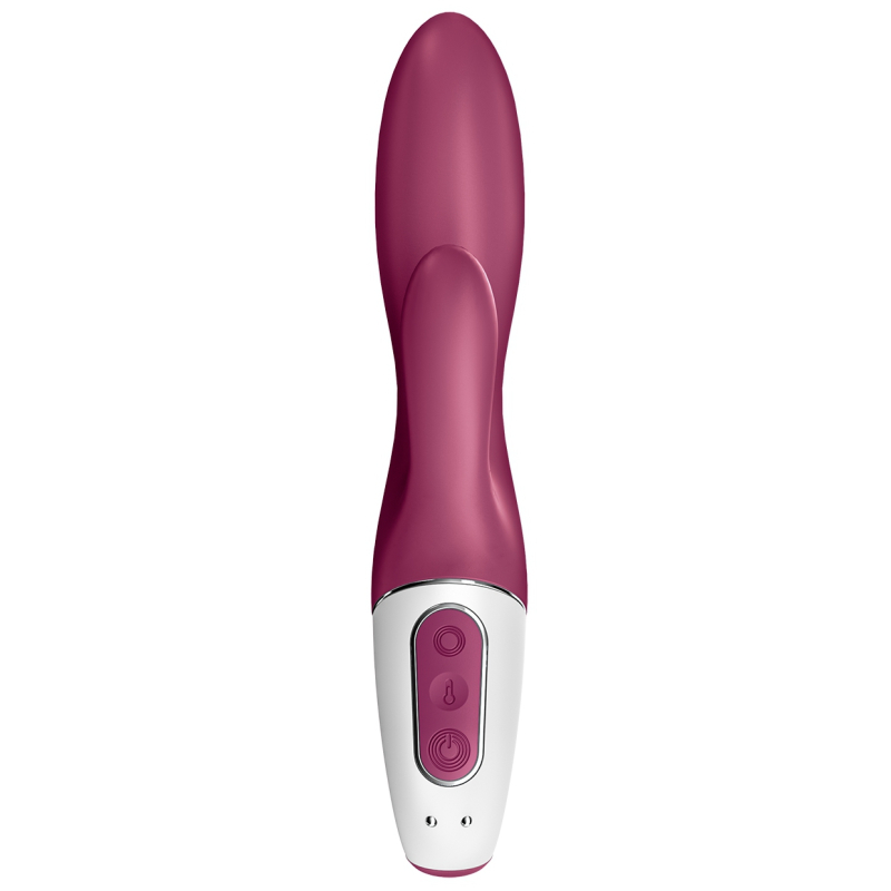 vibro rabbit connecte heated affair satisfyer 20cm mauve 8