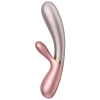 vibro-rabbit-connecte-hot-lover-satisfyer-20-x-3cm-rose vibro rabbit connecte hot lover satisfyer 20 x 3cm rose 3