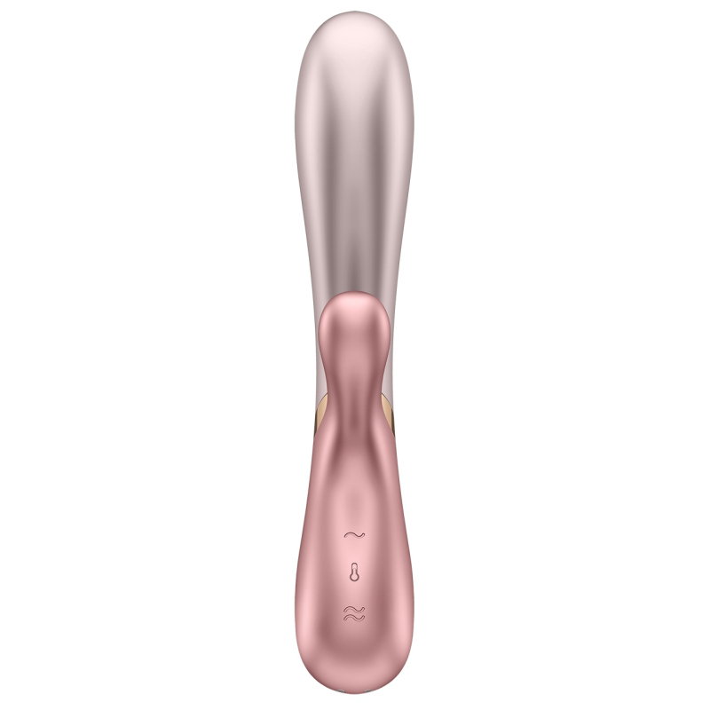 vibro rabbit connecte hot lover satisfyer 20 x 3cm rose 6