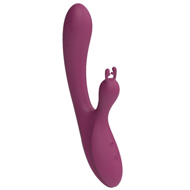 vibro rabbit deer jack 23cm violet