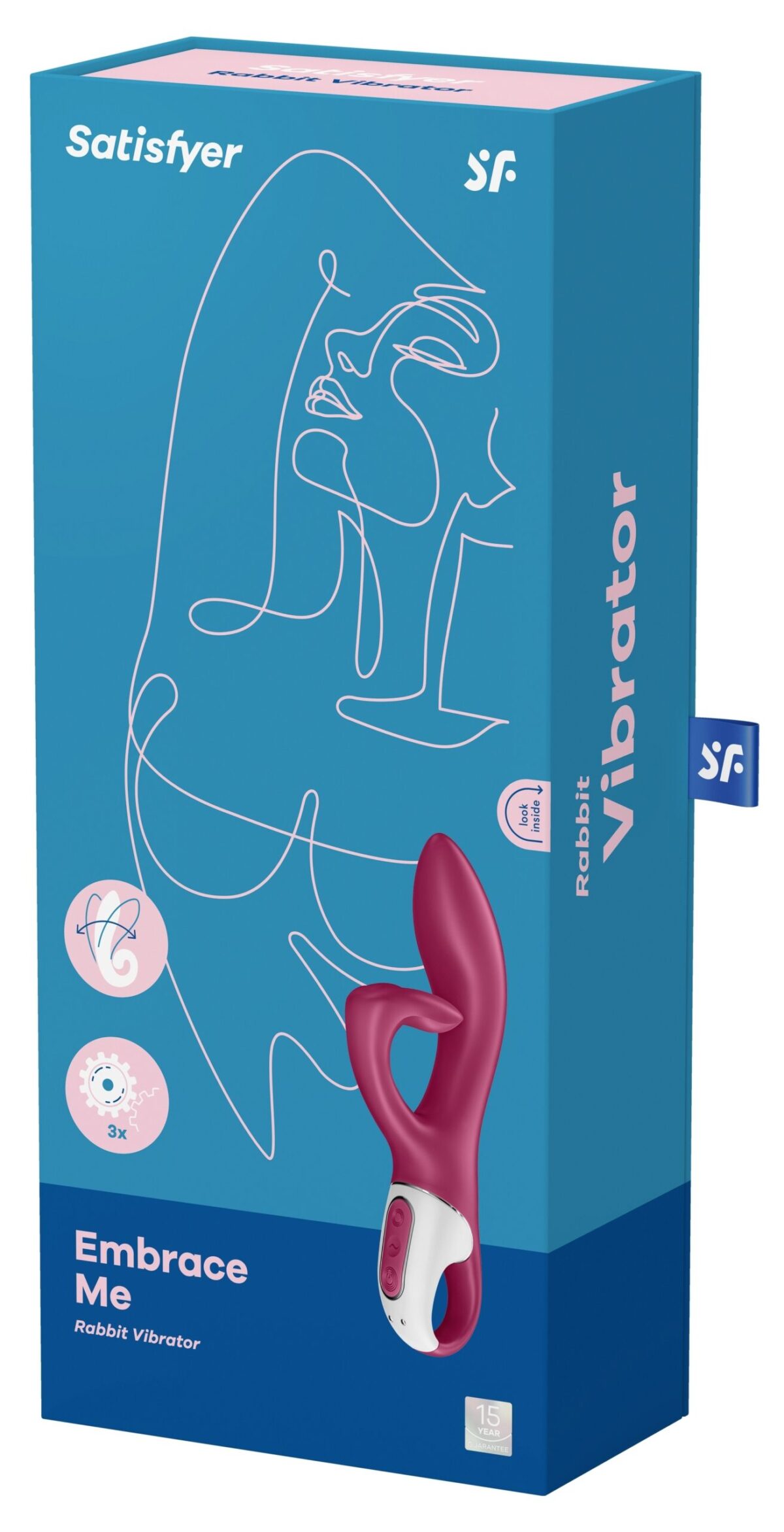 vibro rabbit embrace me satisfyer 20cm fuchsia 1 scaled