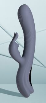vibro rabbit fingering motion 23 cm gris 5