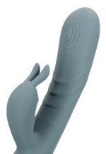 vibro rabbit fingering motion 23 cm gris 6