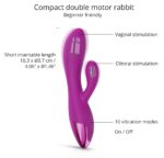 vibro rabbit funky bunny love to love fuchsia 3