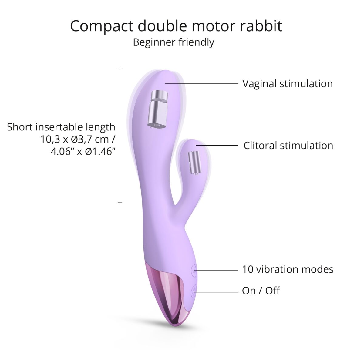 vibro rabbit funky bunny love to love mauve 3