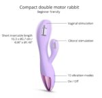 vibro rabbit funky bunny love to love mauve 3