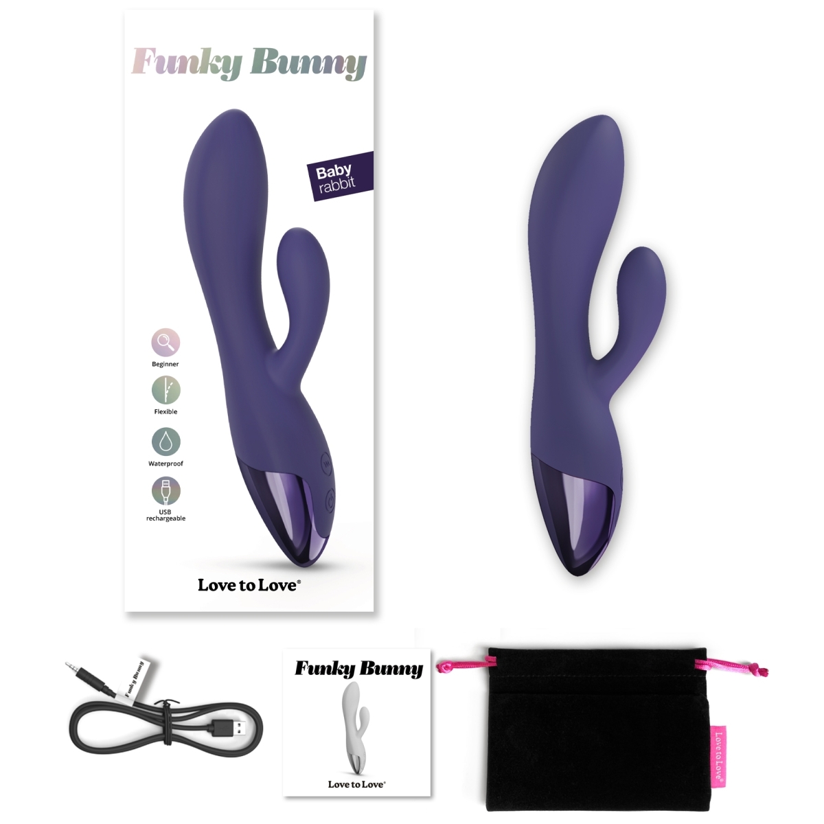 vibro rabbit funky bunny love to love violet 1