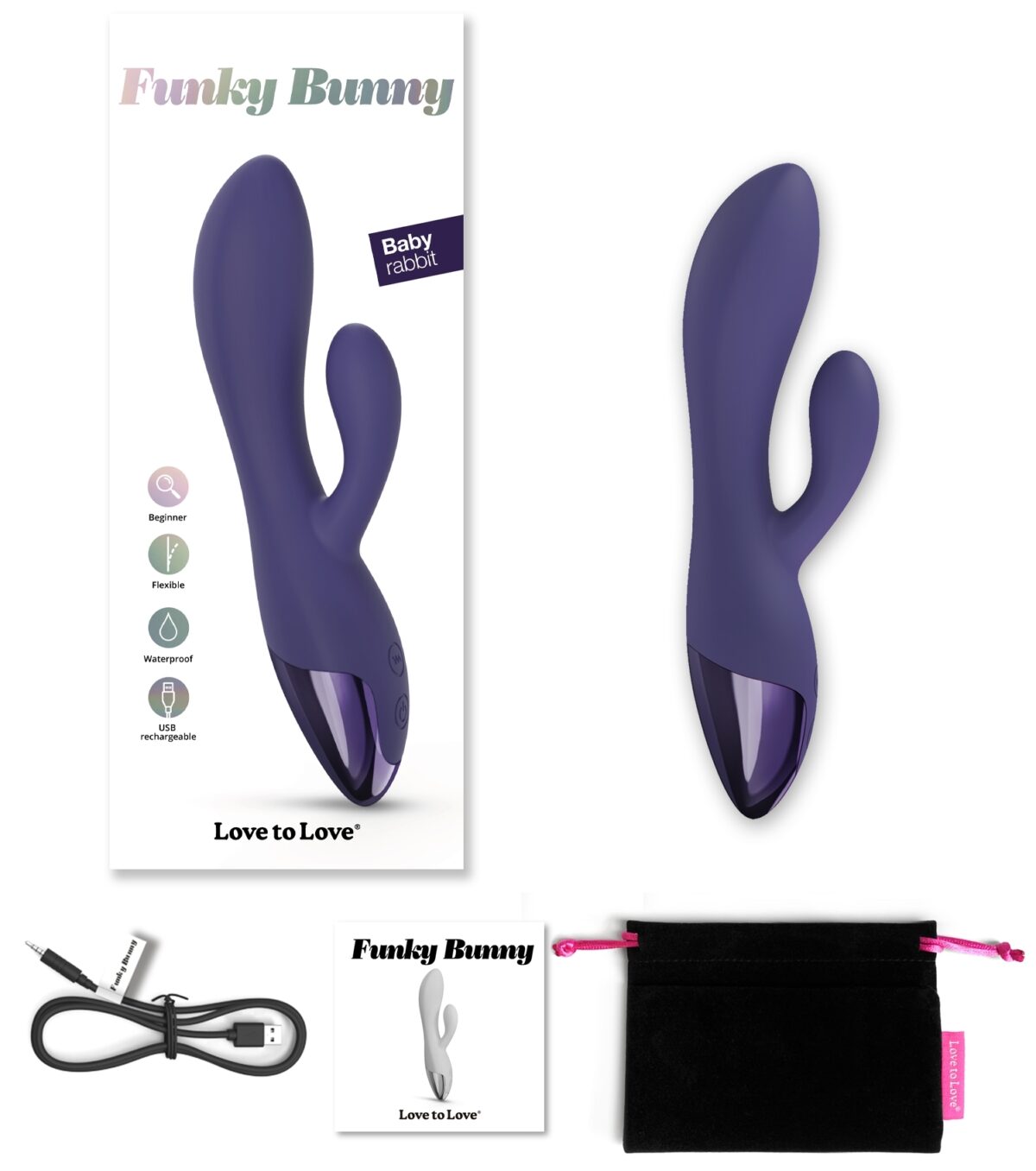 vibro rabbit funky bunny love to love violet 1