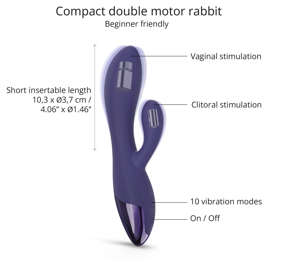 vibro rabbit funky bunny love to love violet 3