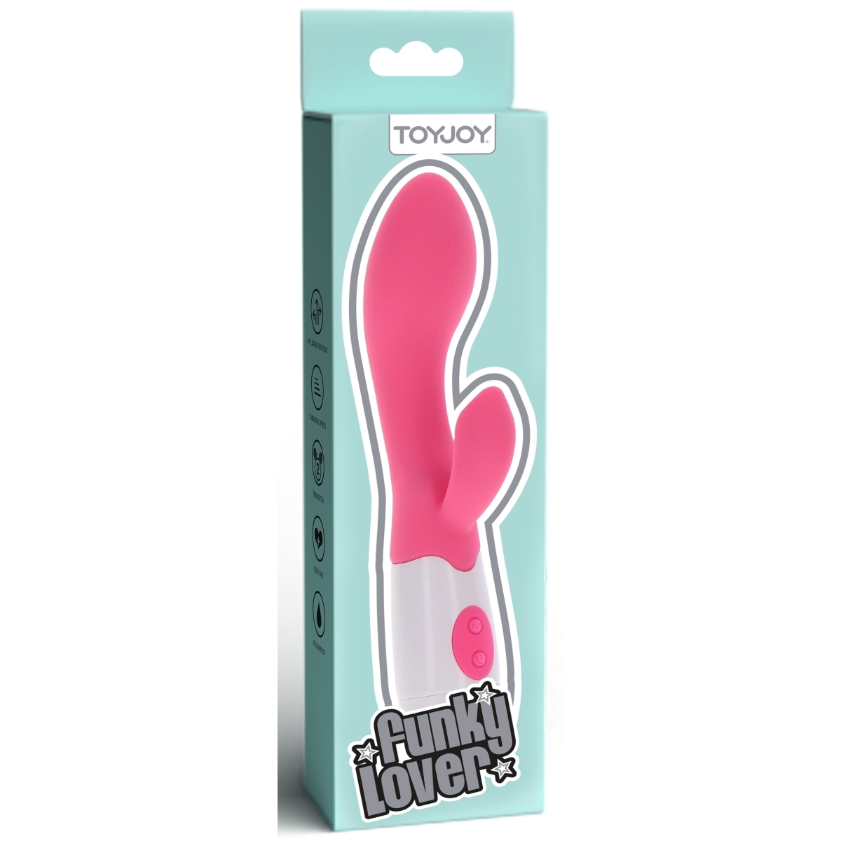 vibro rabbit funky lover 20cm rose 1