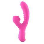 vibro rabbit g spot vibrator action 12 x 38cm rose