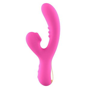 vibro rabbit g spot vibrator action 12 x 38cm rose
