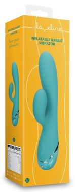 vibro rabbit gonflable flatblue 11 x 35cm 1