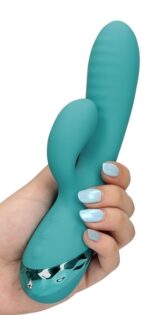 vibro rabbit gonflable flatblue 11 x 35cm 2