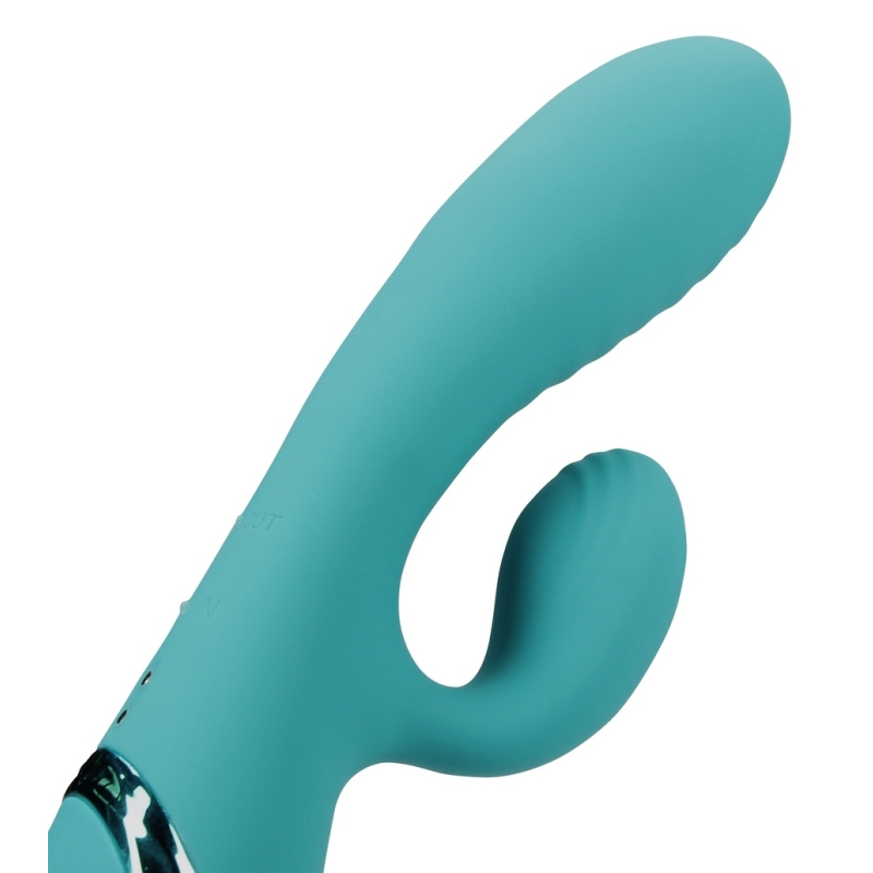 vibro rabbit gonflable flatblue 11 x 35cm 3