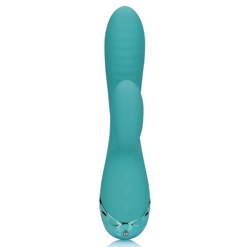 vibro rabbit gonflable flatblue 11 x 35cm 5